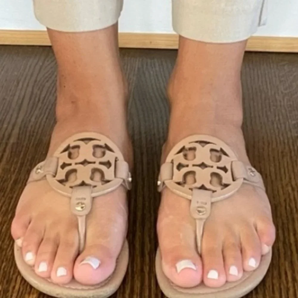 Tory Burch Miller Sandals Light Makeup Size 13